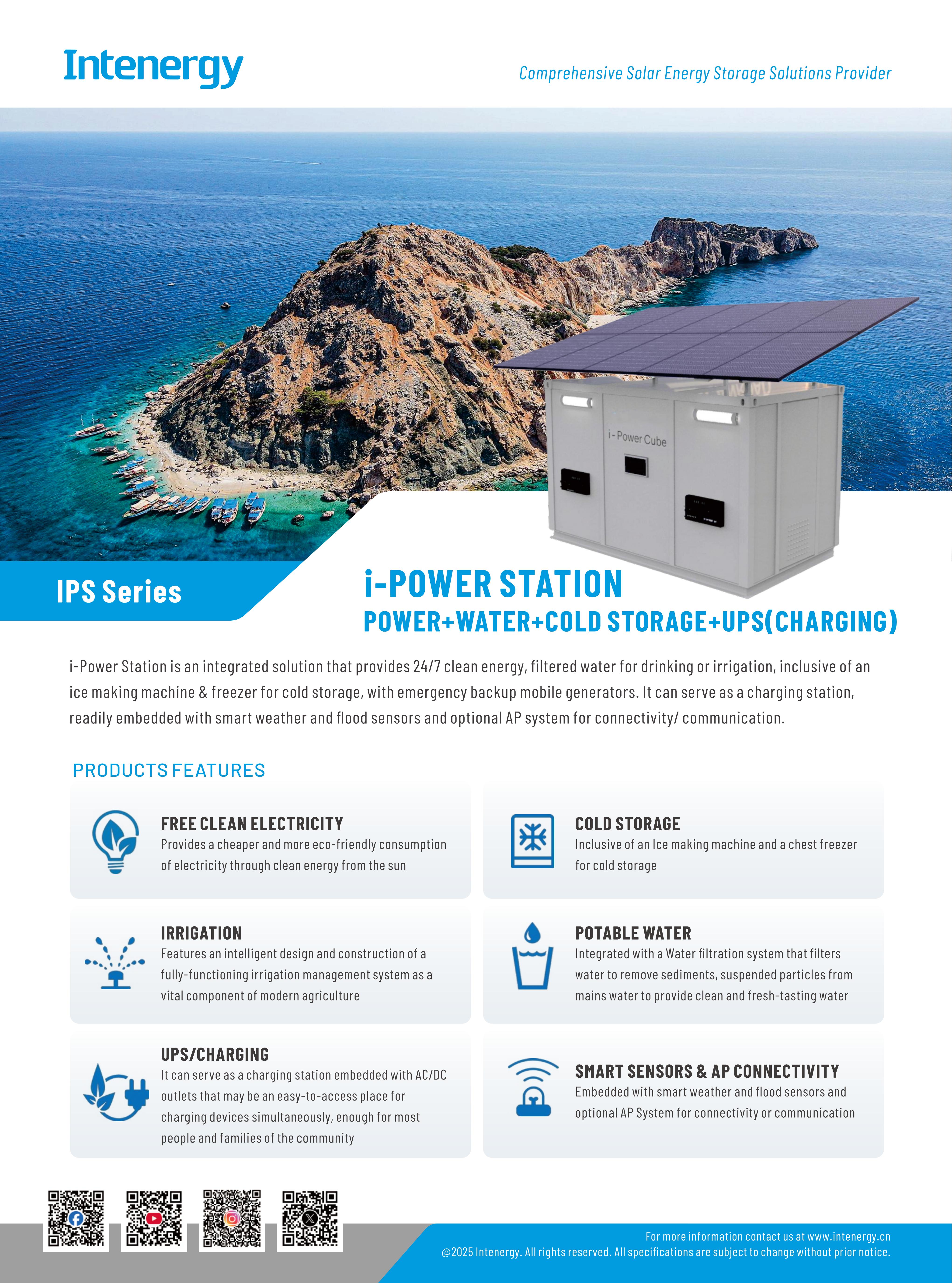 i-power Station Power+Water+Cold Storage+UPS（Charging）