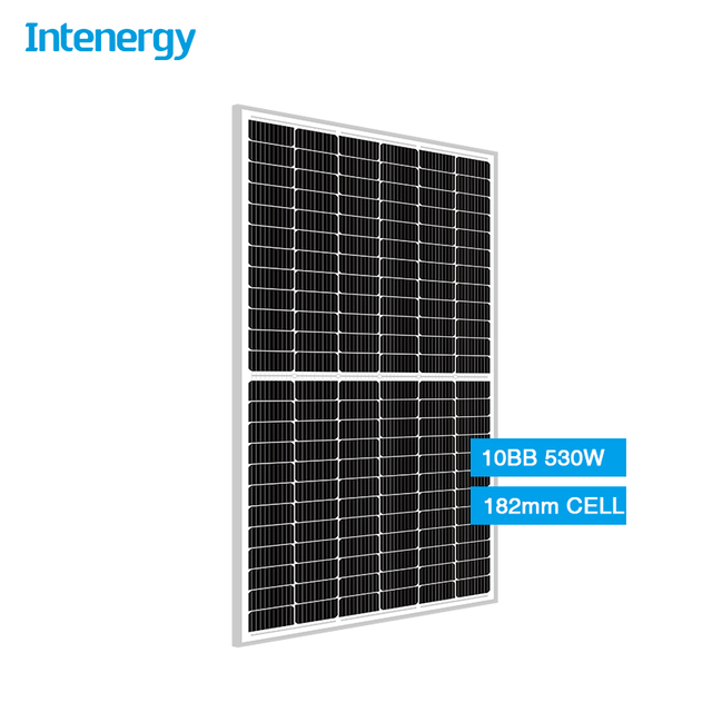 Intenergy Solar Panel Vendors 530W Solar Panel 182mm Bifacial Solar Panels for Roof System