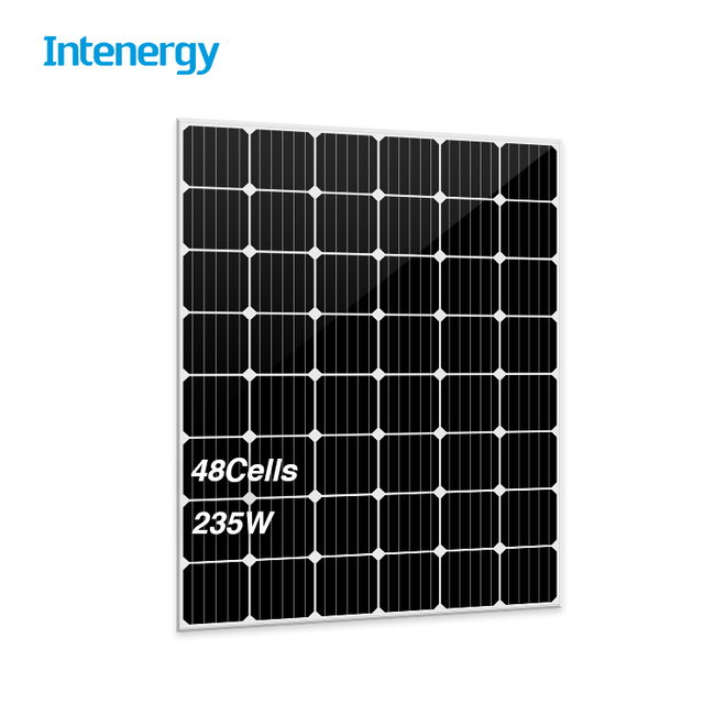Intenergy High Quality48 Cells 235 Watt Monocrystalline Solar Cells Solar Energy Panels