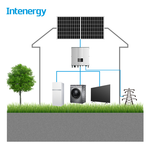 Intenergy hot selling grid tied 8kw solar power system 