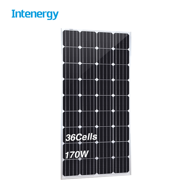 Intenergy Latest Customized 170 Watt Monocrystalline Solar Panels 