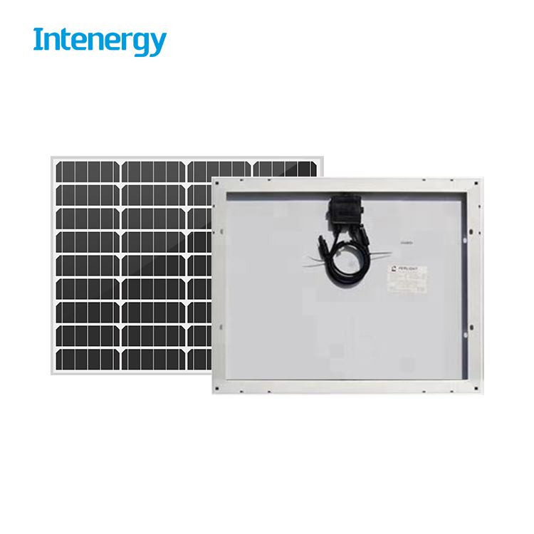 Intenergy Latest Customized 50 Watt Monocrystalline Solar Panels 
