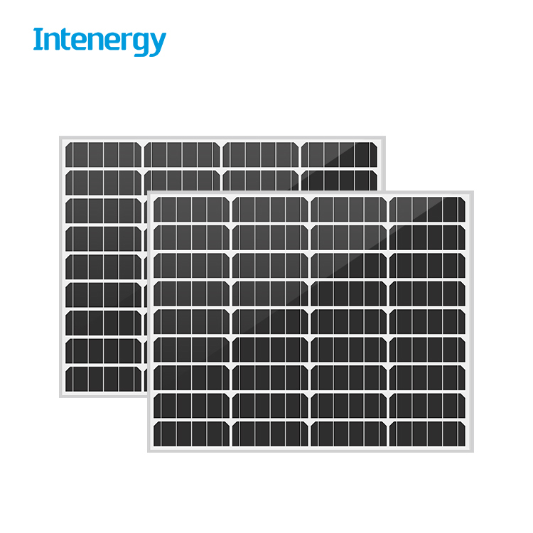 Intenergy Latest Customized 50 Watt Monocrystalline Solar Panels 